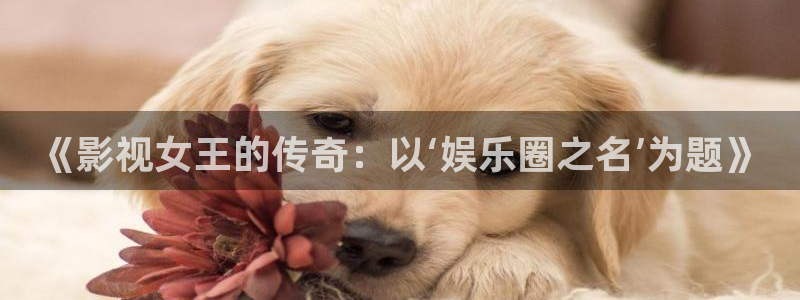 庄闲和游戏官网：《影视女王的传奇：以‘娱乐圈之名’为题》